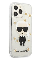 Karl Lagerfeld Ikonik Flower чехол для iPhone 13 Pro прозрачный цена и информация | Чехлы для телефонов | kaup24.ee