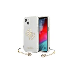 Guess чехол для iPhone 13 Mini 5,4'' GUHCP13SKS4GGO прозрачный hard чехол 4G Gold Charms Collection цена и информация | Чехлы для телефонов | kaup24.ee