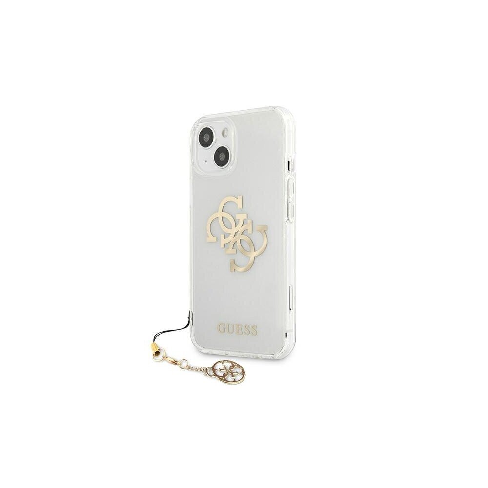 Guess case for iPhone 13 Mini 5,4'' GUHCP13SKS4GGO transparent hard case 4G Gold Charms Collection цена и информация | Telefoni kaaned, ümbrised | kaup24.ee