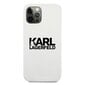 Karl Lagerfeld for iPhone 13 Mini 5,4'' KLHCP13SSLKLWH Silicone Stack Logo white hind ja info | Telefoni kaaned, ümbrised | kaup24.ee