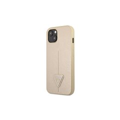 Guess чехол для iPhone 13 6,1" GUHCP13MPSATLE beige hard чехол Saffiano Triangle Logo цена и информация | Чехлы для телефонов | kaup24.ee