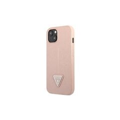 Guess чехол для iPhone 13 6,1" GUHCP13MPSATLP pink hard чехол Saffiano Triangle Logo цена и информация | Чехлы для телефонов | kaup24.ee