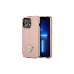 Guess чехол для iPhone 13 Pro / 13 6,1" GUHCP13LPSATLP pink hard чехол Saffiano Triangle Logo цена и информация | Чехлы для телефонов | kaup24.ee