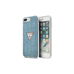 Guess чехол для iPhone 7 Plus / 8 Plus GUHCI8LPCUJULLB light blue hard чехол Jeans Collection цена и информация | Чехлы для телефонов | kaup24.ee