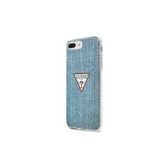 Guess чехол для iPhone 7 Plus / 8 Plus GUHCI8LPCUJULLB light blue hard чехол Jeans Collection цена и информация | Чехлы для телефонов | kaup24.ee