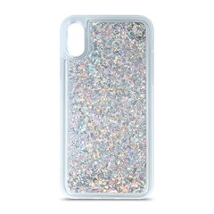 Liquid Sparkle TPU case for Samsung Galaxy A22 4G silver hind ja info | Telefoni kaaned, ümbrised | kaup24.ee