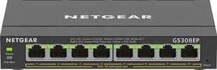 Коммутатор Netgear GS308EP-100PES цена и информация | Коммутаторы (Switch) | kaup24.ee