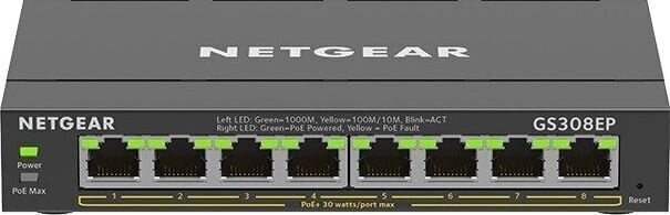 Kommutaator Netgear GS308EP-100PES hind ja info | Lülitid (Switch) | kaup24.ee