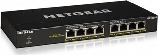 Коммутатор Netgear GS308PP-100EUS. цена и информация | Коммутаторы (Switch) | kaup24.ee