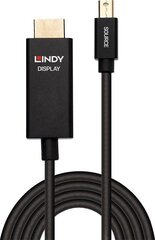 Lindy DisplayPort Mini - HDMI 3m цена и информация | Кабели и провода | kaup24.ee