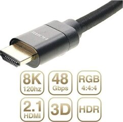 HDMI - HDMI 3m hind ja info | Kaablid ja juhtmed | kaup24.ee