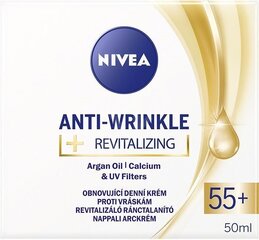 Taastav päevakreem Nivea 55+ 50 ml hind ja info | Näokreemid | kaup24.ee