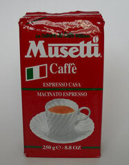 Кофе молотый Musetti MIO Espresso, 250 г цена и информация | Кофе, какао | kaup24.ee