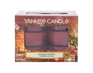 Lõhnaküünal Yankee Candle Holiday Hearth 9,8 g, 12 tk hind ja info | Küünlad, küünlajalad | kaup24.ee