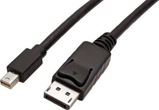 DisplayPort Mini - DisplayPort 2m hind ja info | Kaablid ja juhtmed | kaup24.ee