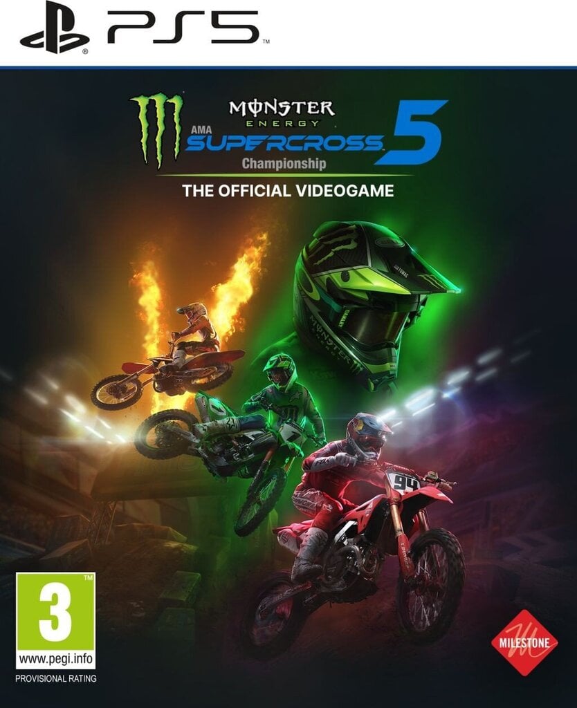 Monster Energy Supercross 5, PS5 цена и информация | Arvutimängud, konsoolimängud | kaup24.ee