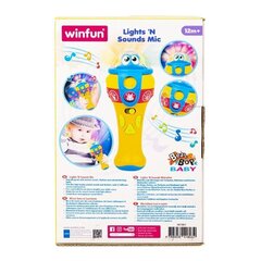 Музыкальная игрушка Микрофон Winfun 12м+ цена и информация | Игрушки для малышей | kaup24.ee