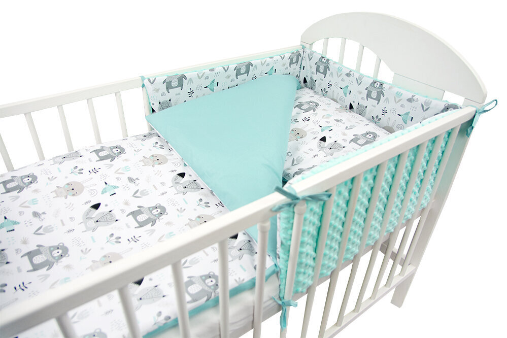 Voodipesu MINKY 135x100 MyBaby, 5 osaline цена и информация | Beebide ja laste voodipesu | kaup24.ee