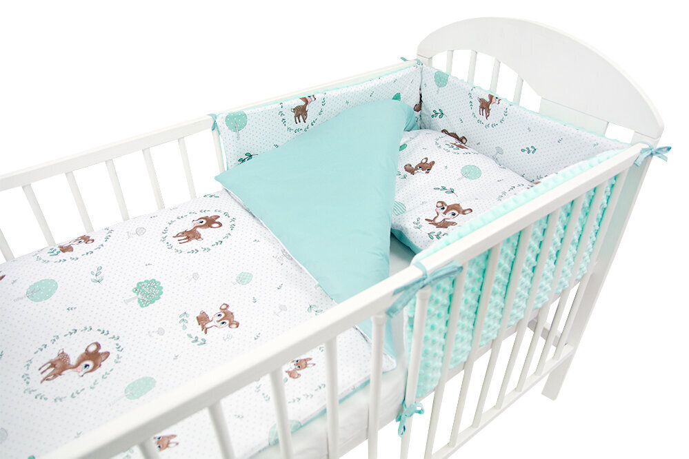 Voodipesu MINKY 135x100 MyBaby, 5 osaline цена и информация | Beebide ja laste voodipesu | kaup24.ee