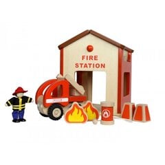 Puidust tuletõrjedepoo hind ja info | Poiste mänguasjad | kaup24.ee