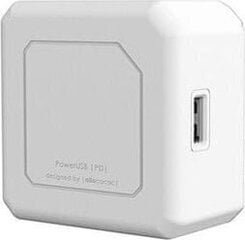 Allocacoc Toiteadapter PowerUSB PD 60W EU, valge hind ja info | Pikendusjuhtmed, kaablid | kaup24.ee