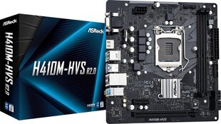 Arvuti jahutustarvik ASRock H410M-HVS R2.0 hind ja info | Emaplaadid | kaup24.ee