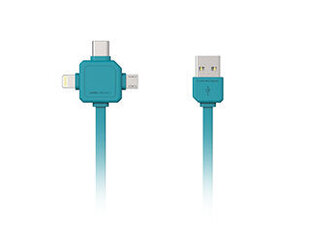 Allocacoc Kaabel USBcable USB-C, 1.5 m, sinine hind ja info | Kaablid ja juhtmed | kaup24.ee