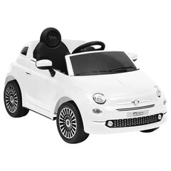 vidaXL elektriauto Fiat 500 valge цена и информация | Электромобили для детей | kaup24.ee