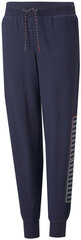 Спортивные штаны Puma Alpha Sweatpants 847290 06/176, синие цена и информация | Штаны для мальчика Nini | kaup24.ee