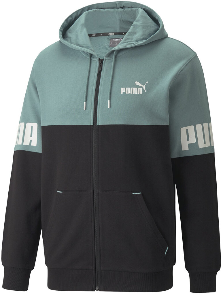 Puma Džemprid Puma Power Colorb Green 847390 50 847390 50/XL цена и информация | Meeste pusad | kaup24.ee