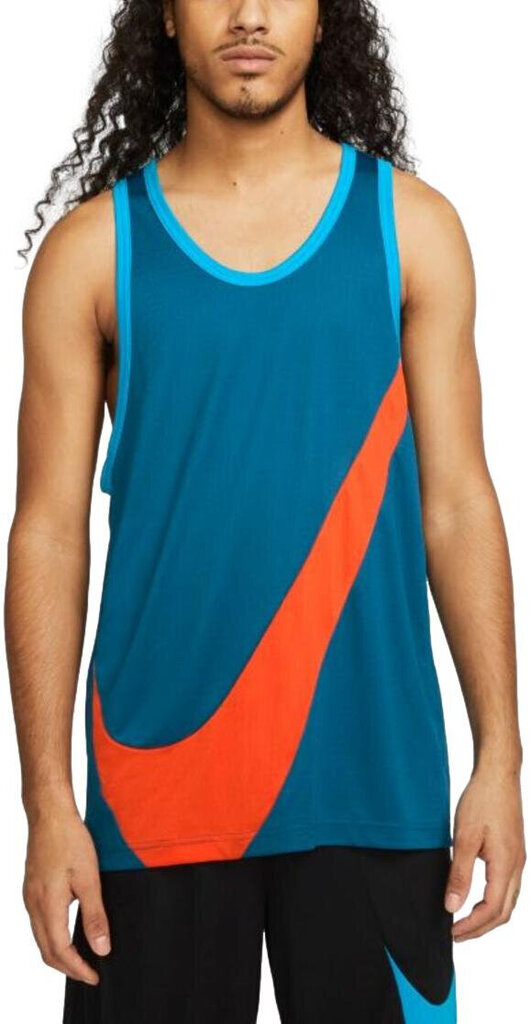 Nike T-Särgid M NK Df Crossover Jersey Blue DH7132 404 DH7132 404/L цена и информация | Meeste spordiriided | kaup24.ee