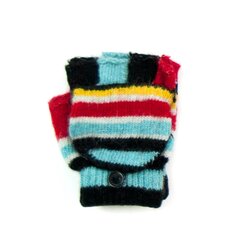Art of Polo Gloves | must, helesinine, Punane rkq053-6 цена и информация | Шапки, перчатки, шарфы для мальчиков | kaup24.ee