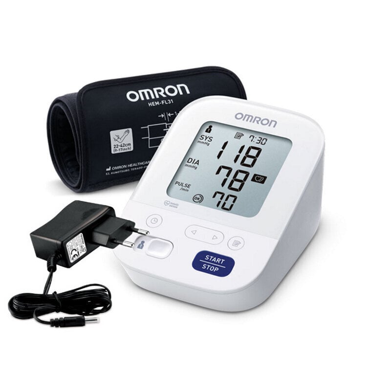 Vererõhuaparaat Omron M3 Comfort adapteriga hind ja info | Vererõhuaparaadid | kaup24.ee