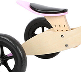 Беговел Training Bike-Trike 2-in-1 Pink Maxi - SF цена и информация | Детский трехколесный велосипед - коляска с удобной ручкой управления для родителей Riff F95941 2в1, фиолетовый | kaup24.ee