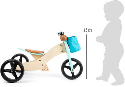 Tasakaaluratas Training Bike-Trike 2-in-1 türkiis – SF hind ja info | Jooksurattad | kaup24.ee