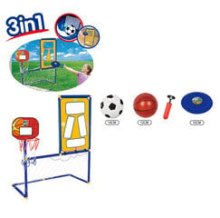 Набор для баскетбола, футбола и фрисби 3 в 1 цена и информация | Игрушки для мальчиков | kaup24.ee
