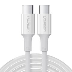 Ugreen cable USB Type C - USB Type C PD 100W 5A 2m white (US300) цена и информация | Borofone 43757-uniw | kaup24.ee