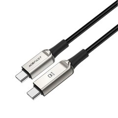 Acefast cable USB Type C - USB Type C 2m, 100W (20V / 5A) silver (C6-03 silver) цена и информация | Кабели для телефонов | kaup24.ee