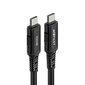 Acefast cable USB Type C - USB Type C 2m, 100W (20V / 5A) black (C4-03 Black) hind ja info | Mobiiltelefonide kaablid | kaup24.ee