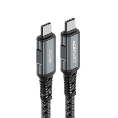 Acefast cable USB Type C - USB Type C 2m, 100W (20V / 5A) gray (C4-03 deep space gray) цена и информация | Кабели для телефонов | kaup24.ee