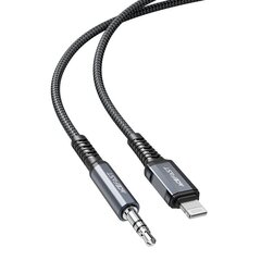 Acefast audio cable MFI Lightning - 3.5mm mini jack (male) 1.2m, AUX gray (C1-06 deep space gray) цена и информация | Кабели для телефонов | kaup24.ee