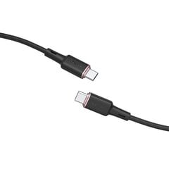 Acefast cable USB Type C - USB Type C 1.2m, 60W (20V / 3A) black (C2-03 black) цена и информация | Кабели для телефонов | kaup24.ee