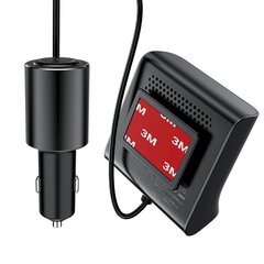 Acefast car charger 90W USB Type C / 3x USB / cigarette lighter socket, PPS, PD3.0, QC3.0, AFC, FCP charging station black (B8 black) цена и информация | Зарядные устройства для телефонов | kaup24.ee