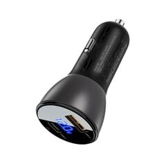 Автомобильное зарядное устройство Acefast 63W USB Type C/USB, PD3.0, PPS, QC3.0, AFC, FCP, SFCP (B6 черный) цена и информация | Зарядные устройства для телефонов | kaup24.ee