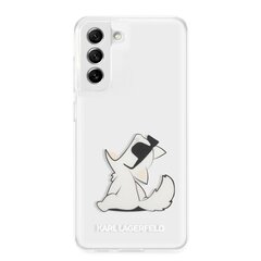 Karl Lagerfeld PC/TPU Choupette Eat Case for Samsung Galaxy S21 FE 5G Transparent hind ja info | Telefoni kaaned, ümbrised | kaup24.ee