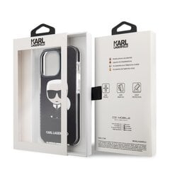 Karl Lagerfeld TPE Full Body Ikonik Case for iPhone 13 Pro Black hind ja info | Telefoni kaaned, ümbrised | kaup24.ee
