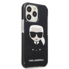 Karl Lagerfeld TPE Full Body Ikonik Case for iPhone 13 Pro Max Black hind ja info | Telefoni kaaned, ümbrised | kaup24.ee