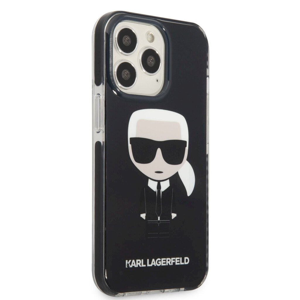 Karl Lagerfeld TPE Full Body Ikonik чехол для iPhone 13 Pro Max черный цена  | kaup24.ee