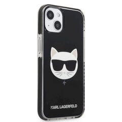 Karl Lagerfeld TPE Choupette Head чехол для iPhone 13 черный цена и информация | Чехлы для телефонов | kaup24.ee