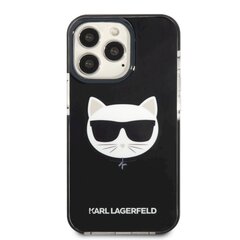 Karl Lagerfeld TPE Choupette Head Case for iPhone 13 Pro Black hind ja info | Karl Lagerfeld Mobiiltelefonid, foto-, videokaamerad | kaup24.ee